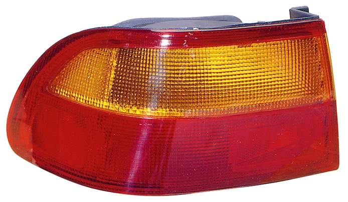 1992-1995 Honda Civic Sedan Tail Lamp Driver Side , HO2800125. Installed view for reference.