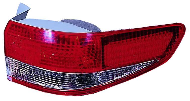 2003-2004 Honda Accord Sedan Tail Lamp Passenger Side , HO2801148. Installed view for reference.