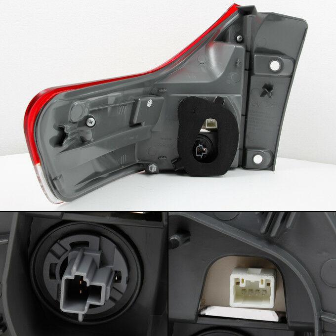 2002-2003 Honda Civic Hatchback Tail Lamp Driver Side , HO2818120. Installed view for reference.