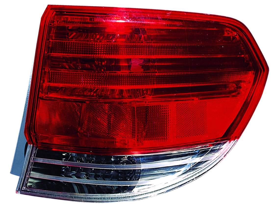 2008-2010 Honda Odyssey Tail Lamp Passenger Side , HO2819134. Designed for OEM alignment.
