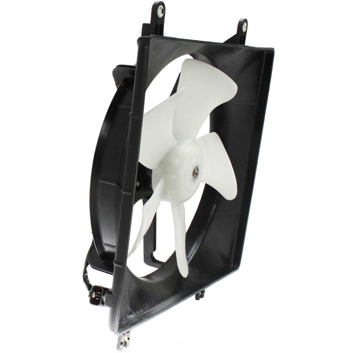 1997-2001 Honda Prelude Radiator Fan Assy , HO3115118. Installed view for reference.