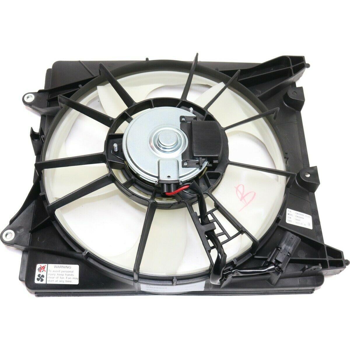 2015-2019 Honda FIT Radiator Fan Assy , HO3115166. Factory-style replacement part.