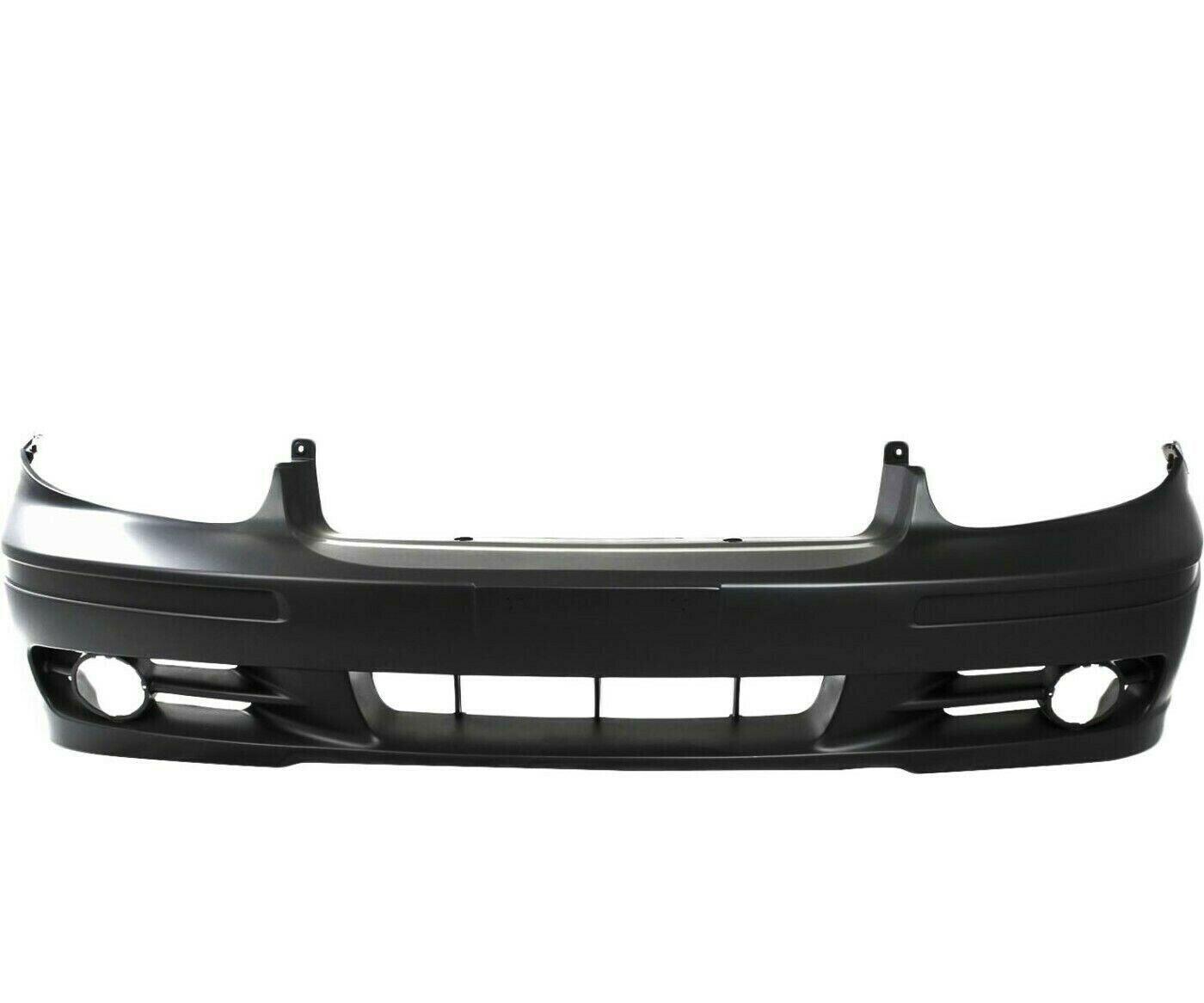 2002-2005 Hyundai Sonata Front Bumper With Moulding/Side Lamp Hole , HY1000139. Professional-grade auto body part.