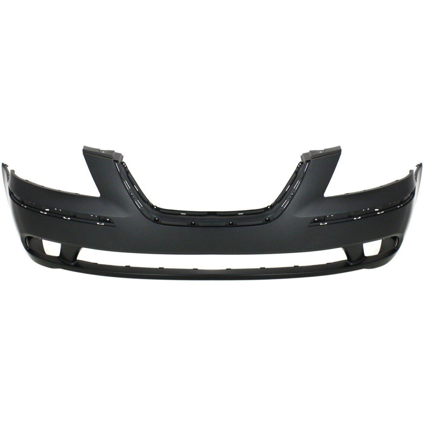 2009-2010 Hyundai Sonata Front Bumper Primed , HY1000178. Installed view for reference.