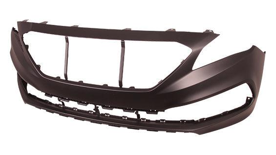 2015-2017 Hyundai Sonata Front Bumper Primed Without Sensor Sport Model , HY1000211. High-quality aftermarket part.
