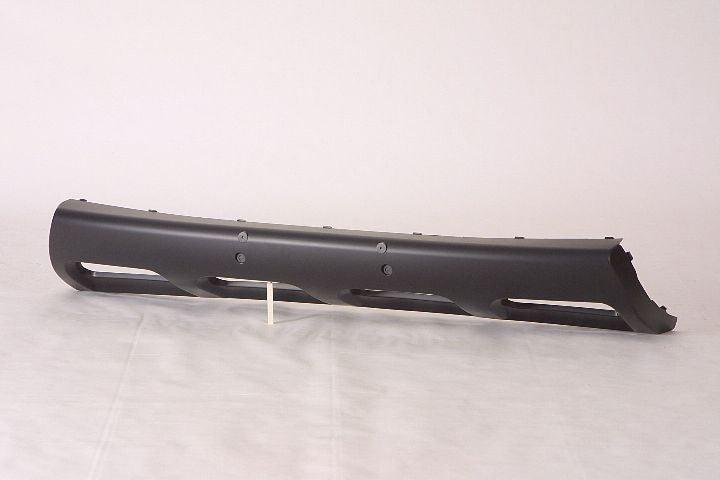 2007-2009 Hyundai Santa Fe Front Lower Bumper Black , HY1015100. Installed view for reference.