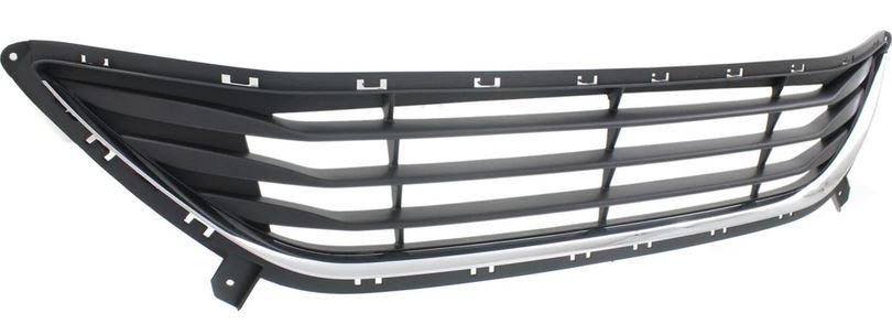 2011-2013 Hyundai Elantra Sedan Grille Lower Without Chrome Insert , HY1036115. Perfect fit and finish.