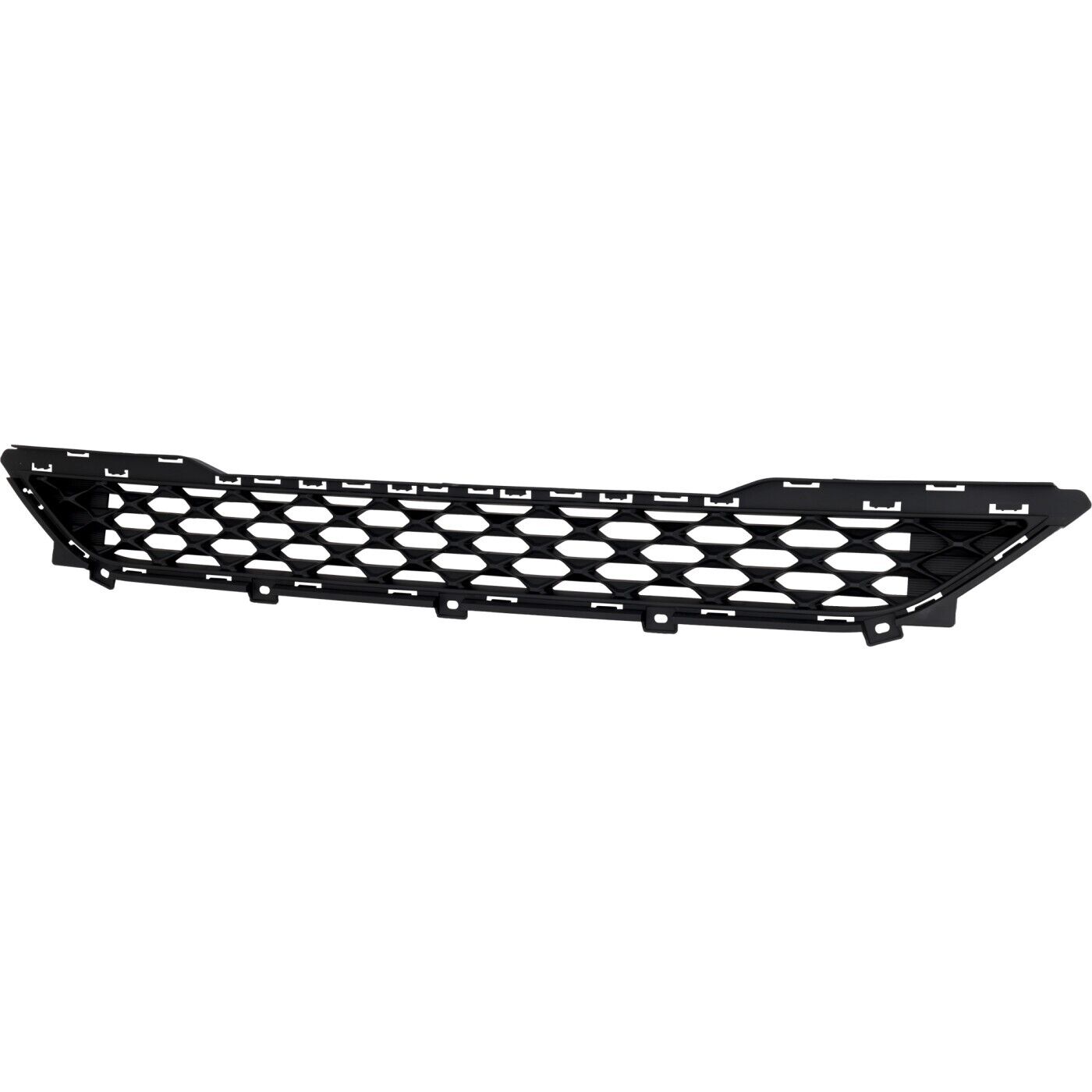 2019-2021 Hyundai Tucson Grille Front Matte Dark Gray , HY1036147. Side view of the replacement part.