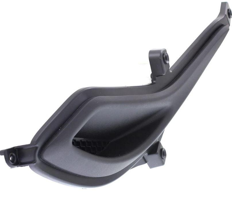 2012-2017 Hyundai Accent Hatchback Fog Lamp Cover Front Passenger Side , HY1039111. Installed view for reference.