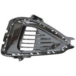 2018-2019 Hyundai Sonata Fog Lamp Bezel Front Passenger Side Primed Turbo , HY1039127. Designed for OEM alignment.