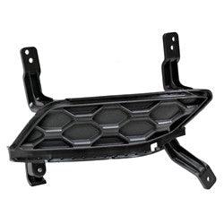 2019-2020 Hyundai Santa Fe Fog Lamp Cover Front Passenger Side Textured Black Se Model , HY1039154. Replacement part ready for install.