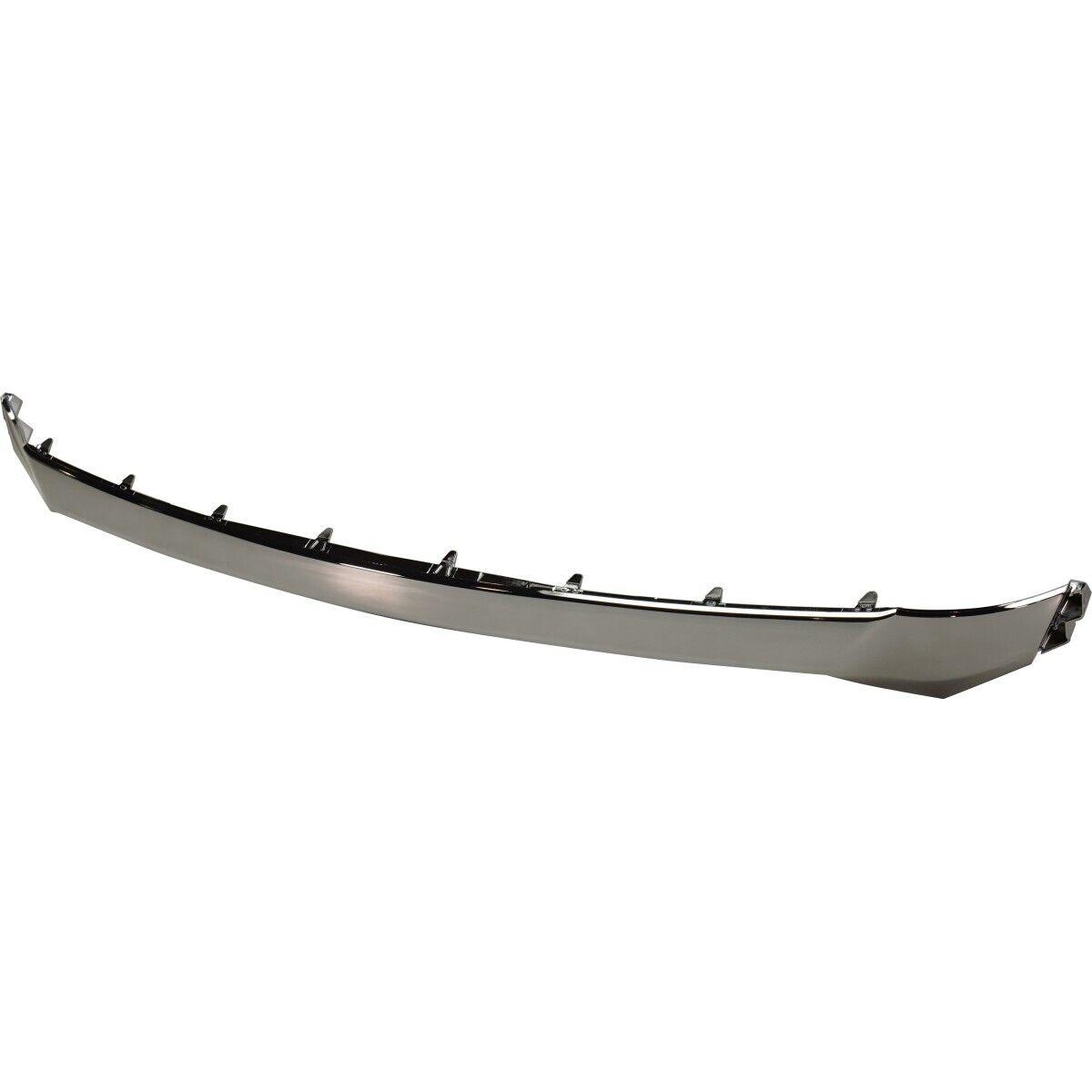2019-2020 Hyundai Santa Fe Bumper Moulding Front Center Chrome , HY1044112. Factory-style replacement part.