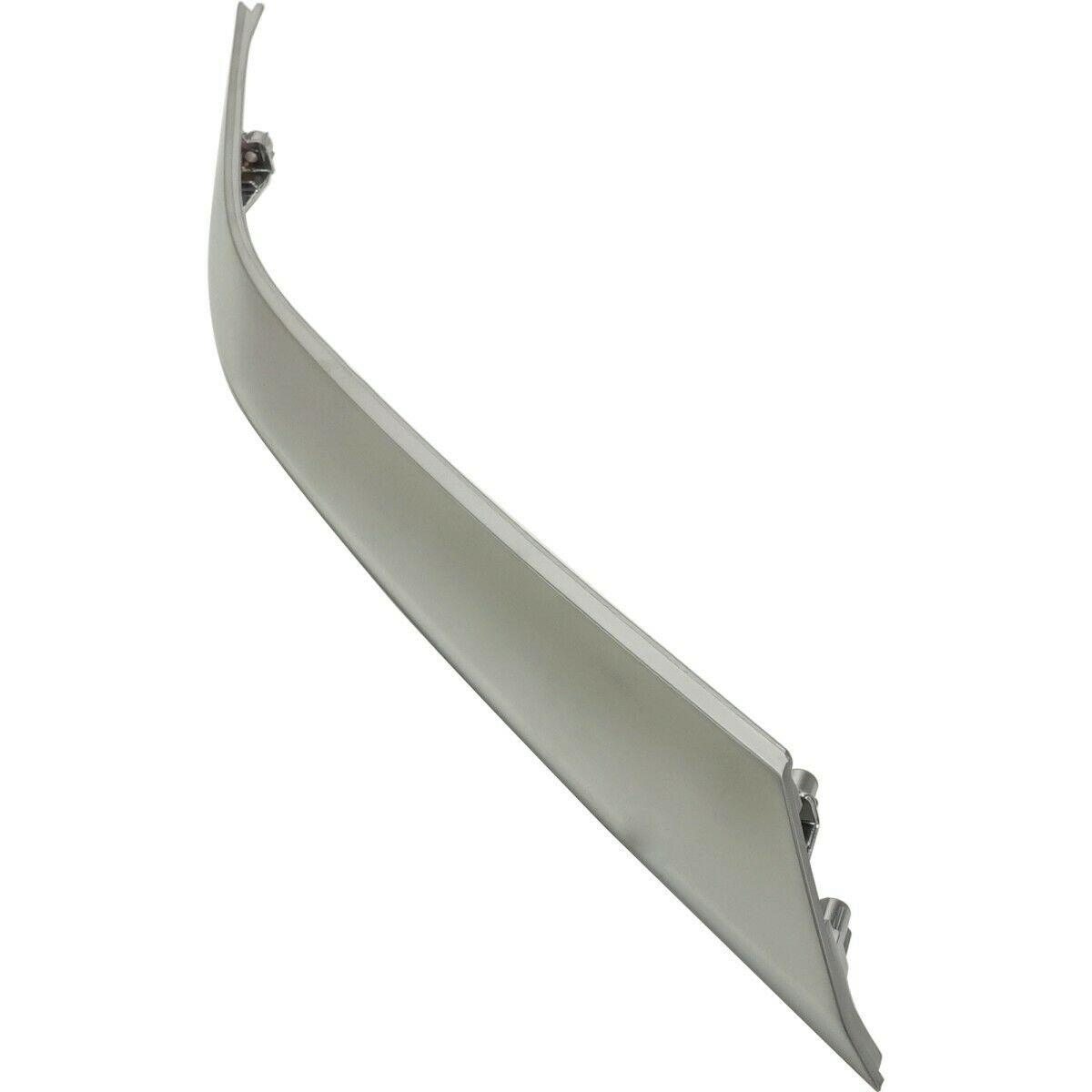 2019-2020 Hyundai Santa Fe Bumper Moulding Front Passenger Side Satin Chrome , HY1047114. OEM-quality exterior component.