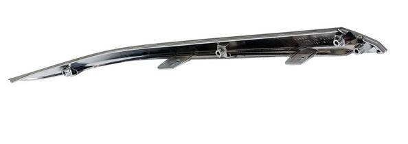 2019-2020 Hyundai Santa Fe Bumper Moulding Front Passenger Side Smoked Chrome , HY1047115. High-quality aftermarket part.