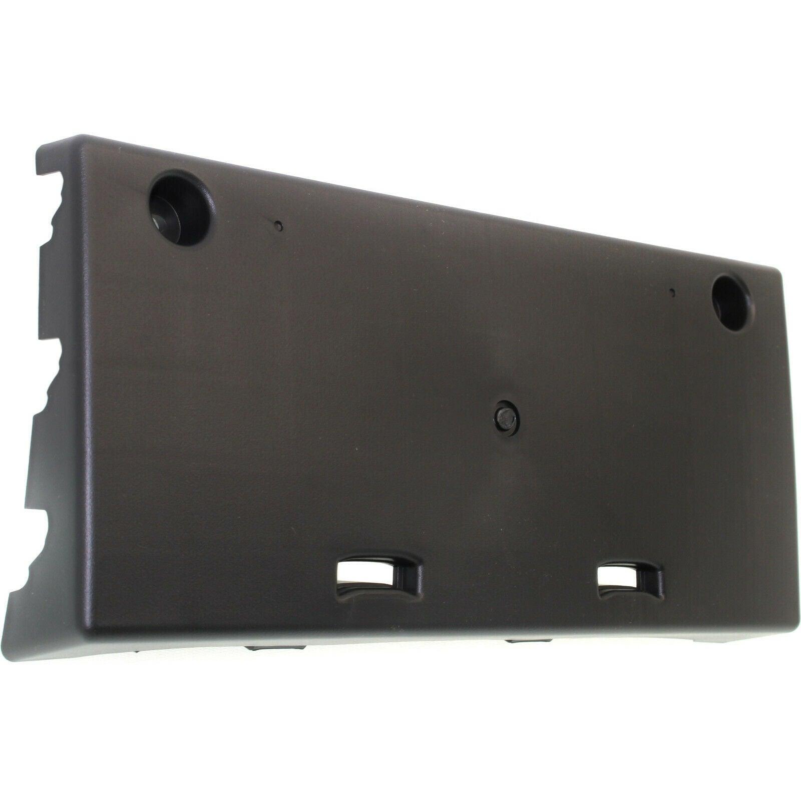 2018-2019 Hyundai Sonata License Plate Bracket Front , HY1068108. Side view of the replacement part.