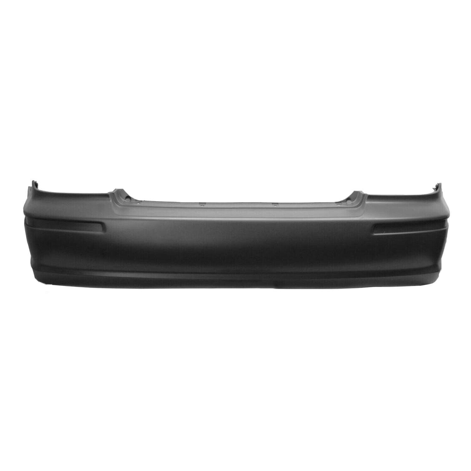 2000-2002 Hyundai Accent Sedan Rear Bumper Primed , HY1100130. Exact fit for vehicle restoration.