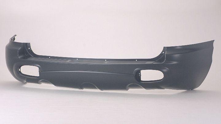 2001-2004 Hyundai Santa Fe Rear Bumper Primed , HY1100132. OEM-style replacement.