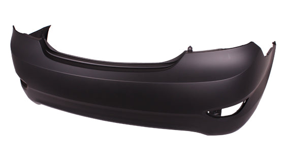2012-2017 Hyundai Accent Sedan Rear Bumper Black , HY1100184. High-quality aftermarket part.