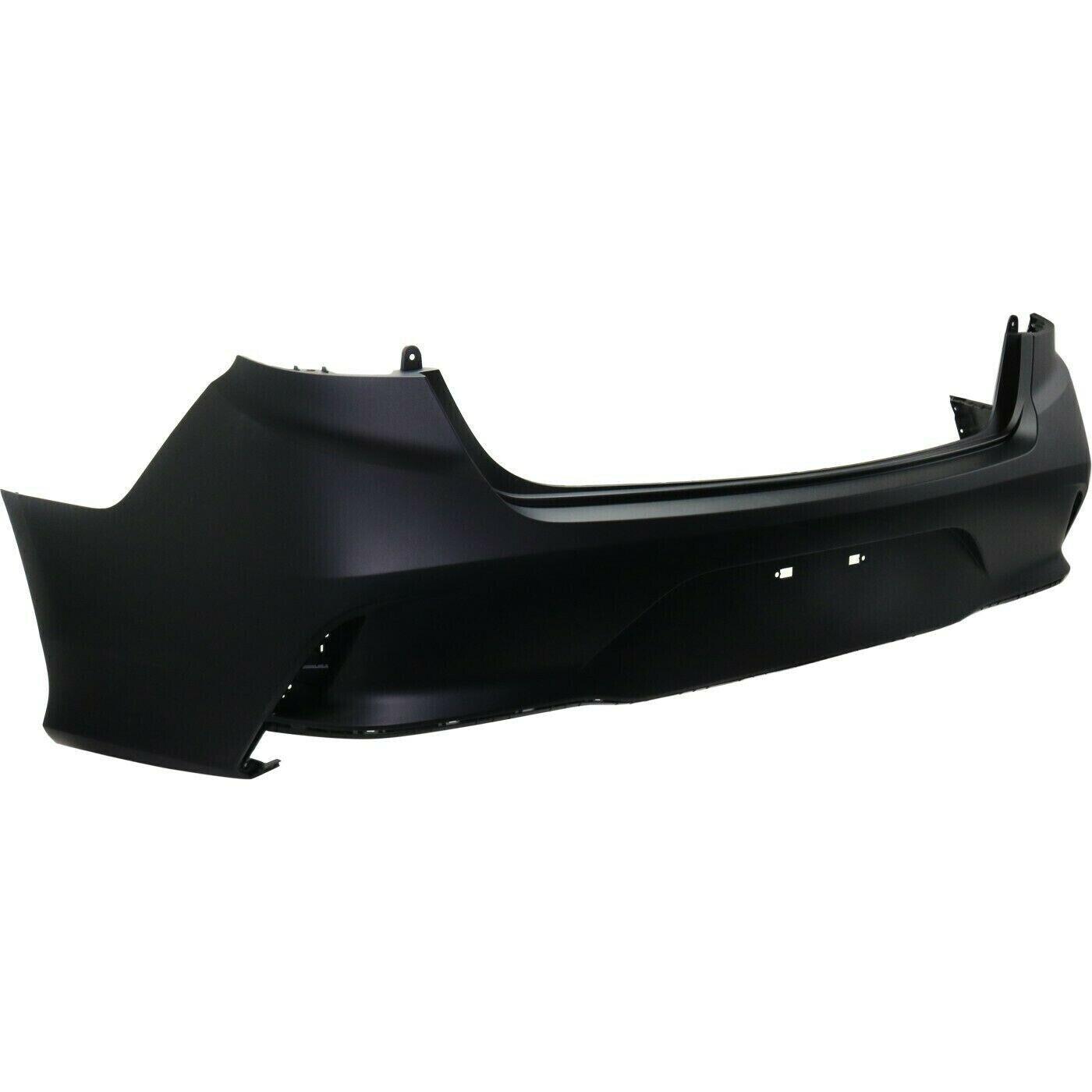 2018-2019 Hyundai Sonata Rear Bumper Primed Without Sensor , HY1100218. Designed for OEM alignment.