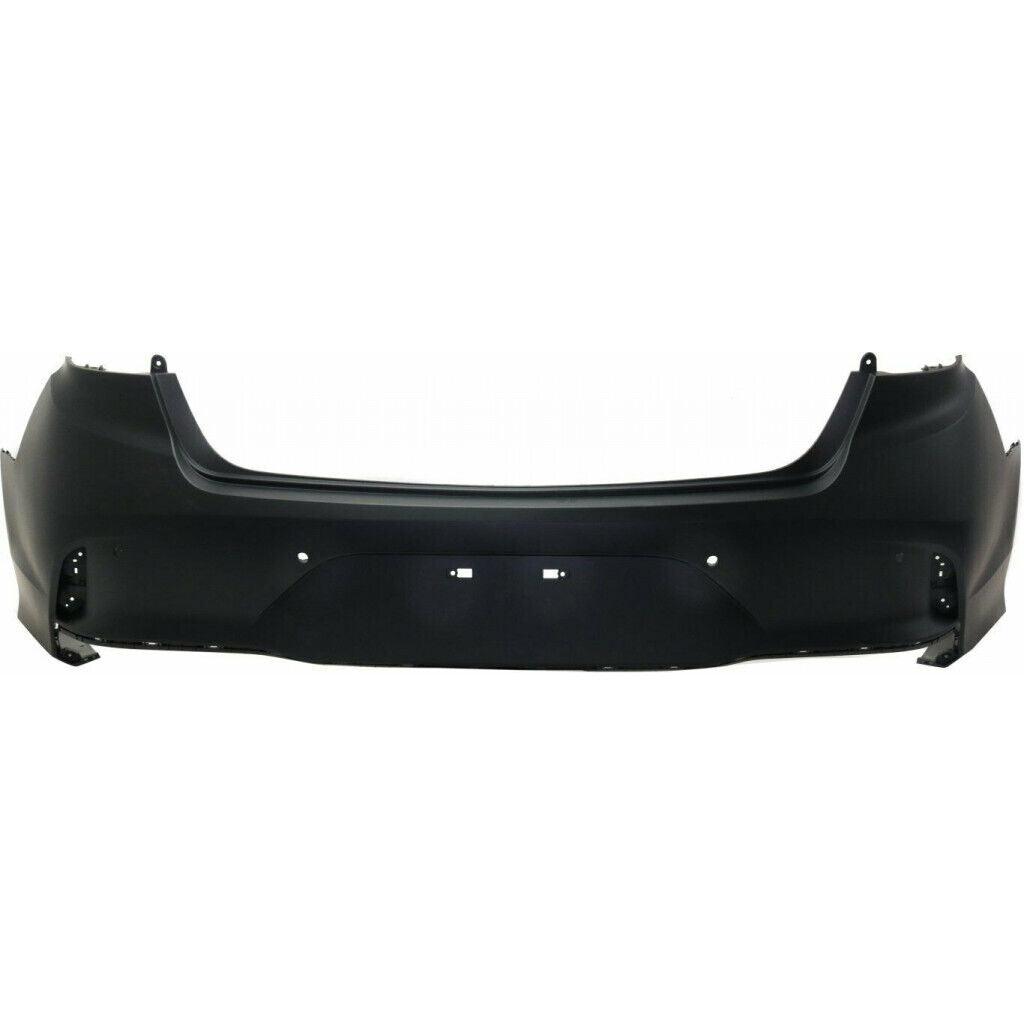 2018-2019 Hyundai Sonata Rear Bumper Primed With Sensor , HY1100219. Factory-style replacement part.