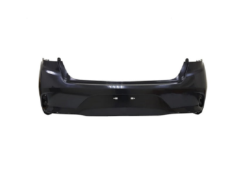 2018-2019 Hyundai Sonata Hybrid Rear Bumper Primed Without Sensor , HY1100228. Perfect fit and finish.