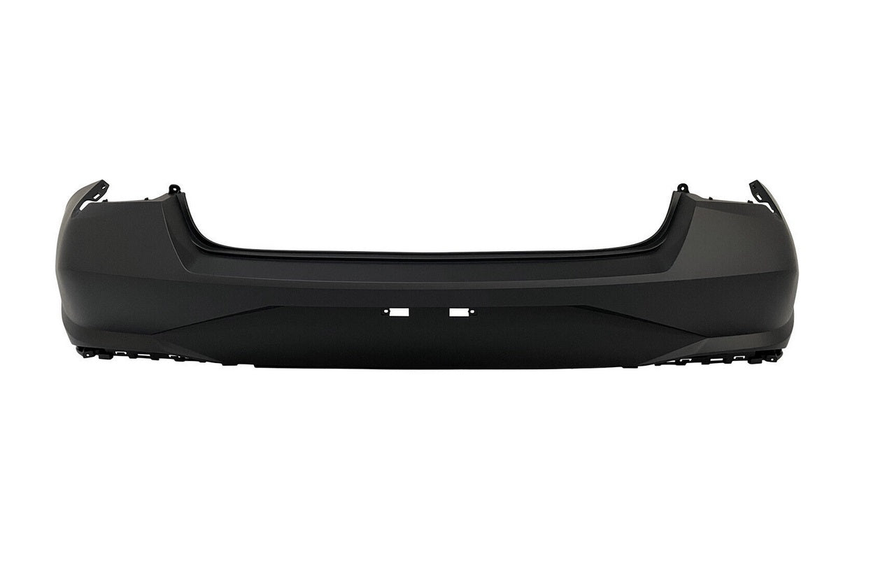 2021-2023 Hyundai Elantra Sedan Rear Bumper Primed Without Sensor Hole , HY1100243. OEM-style replacement.