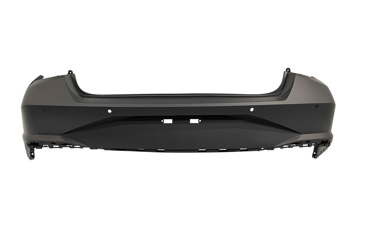 2021-2023 Hyundai Elantra Sedan Rear Bumper Primed With Sensor Hole , HY1100244. Perfect fit and finish.