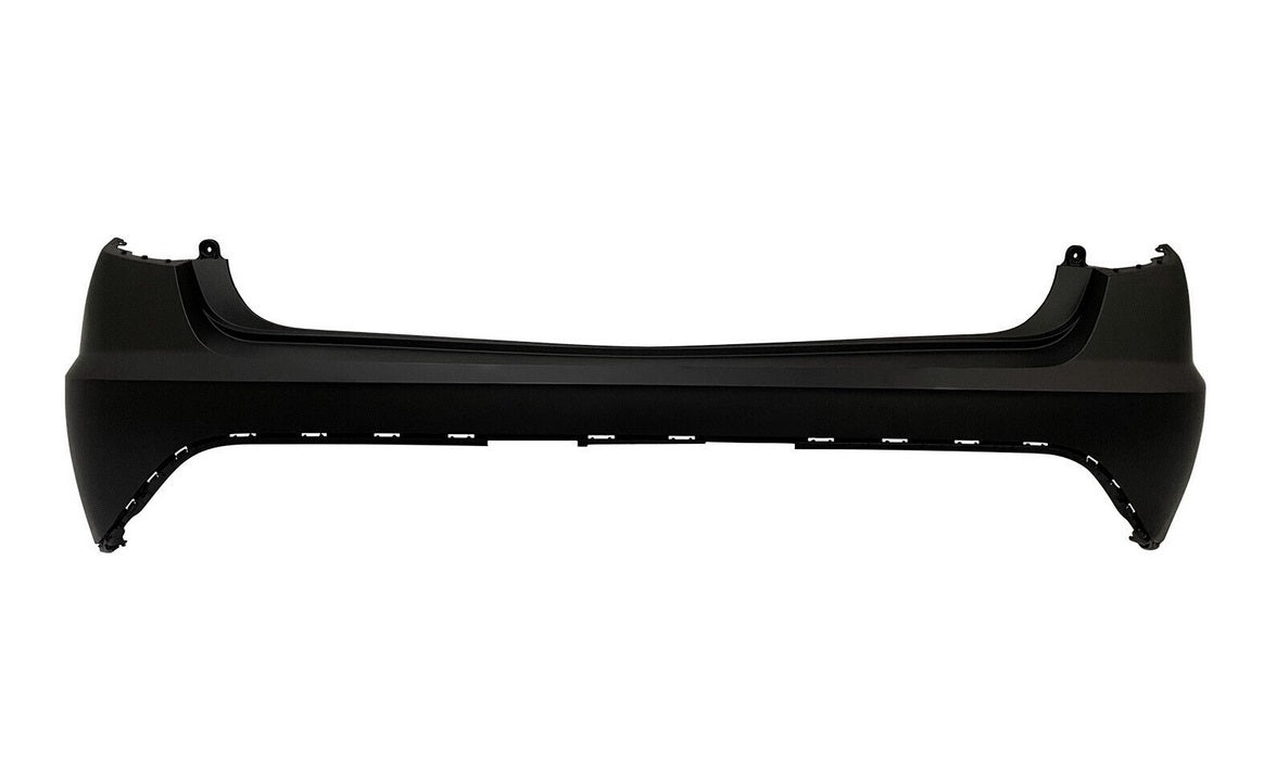 2020-2023 Hyundai Sonata Rear Bumper Primed Without Sensor Hole , HY1100245. Durable and impact-resistant.