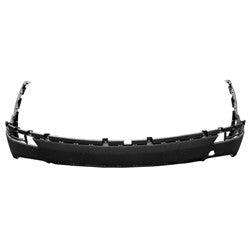 2013-2016 Hyundai Santa Fe Rear Lower Bumper Textured Without Sensor/Blindspot , HY1115108. Installed view for reference.