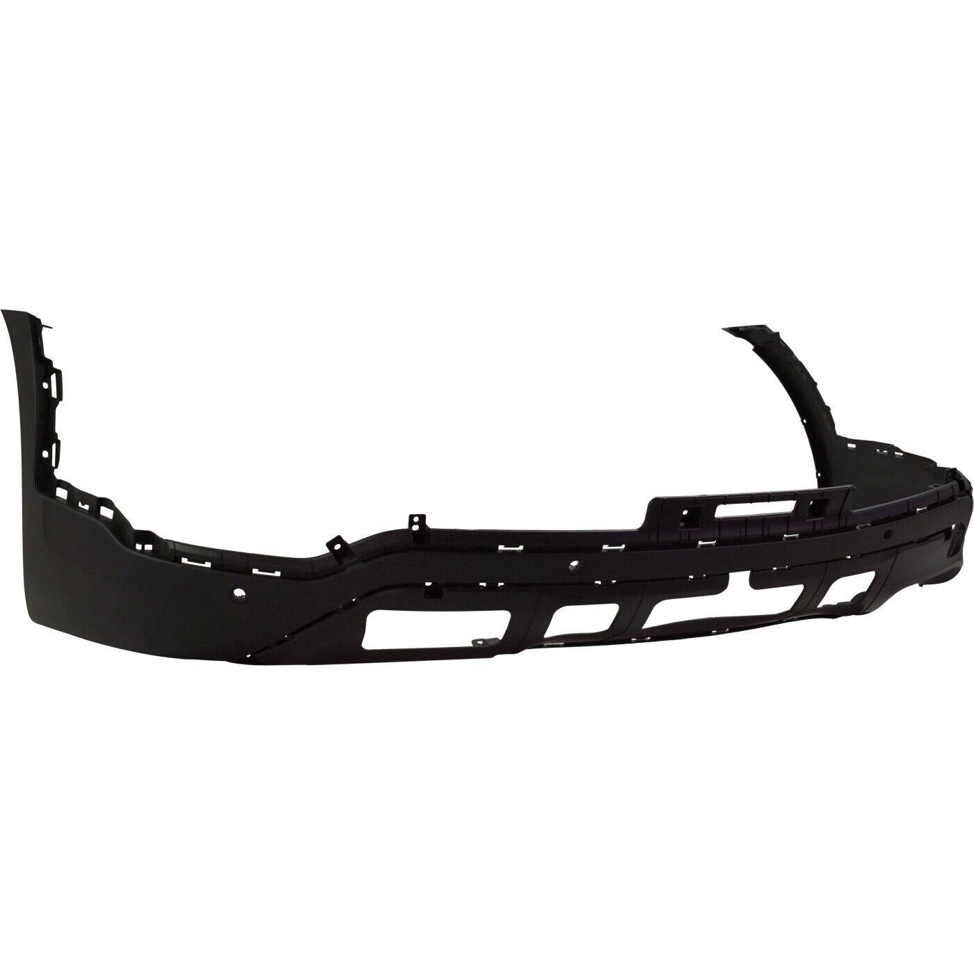 2017-2018 Hyundai Santa Fe Sport Rear Lower Bumper Textured With Sensors Sport , HY1115116. Side view of the replacement part.