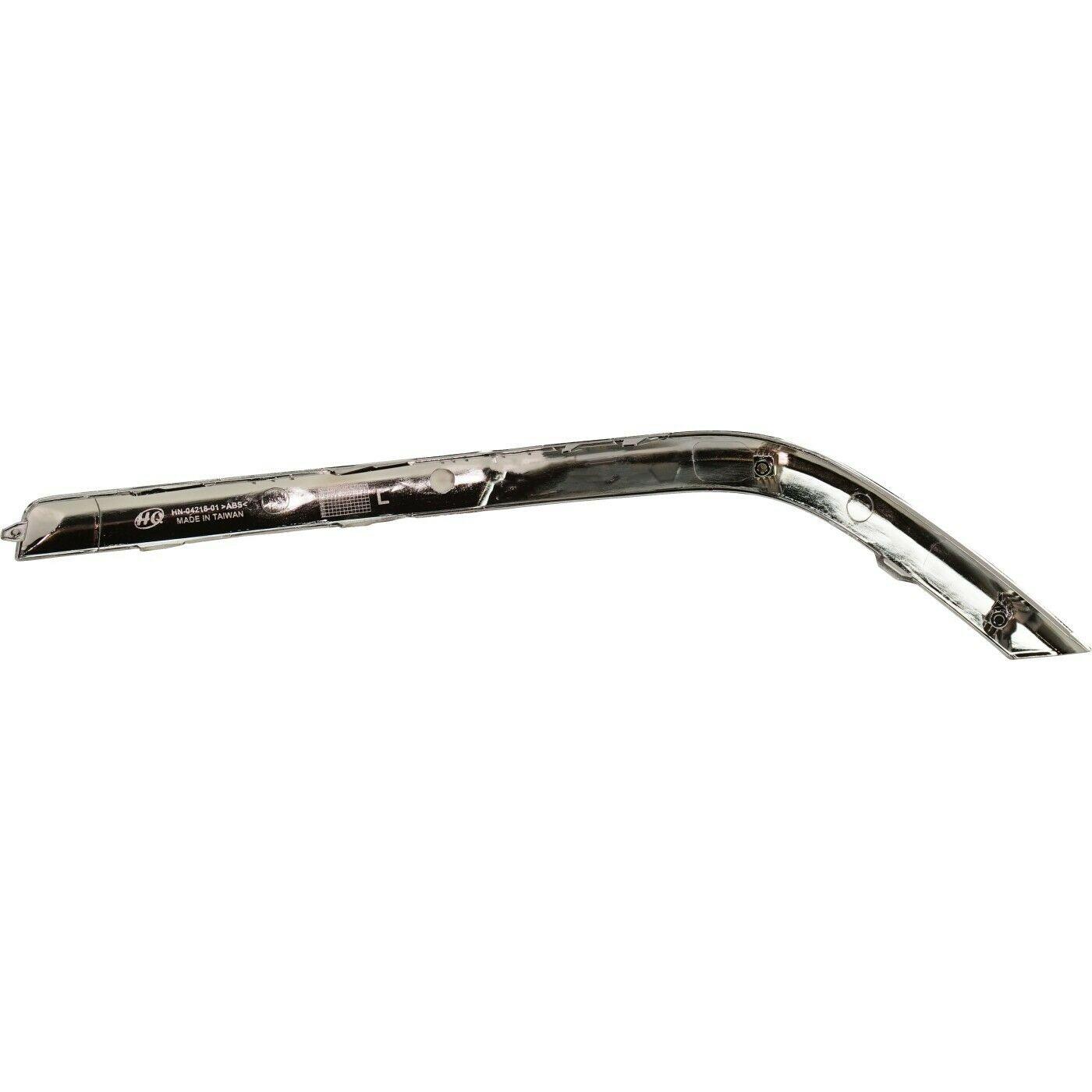 2019-2020 Hyundai Santa Fe Bumper Moulding Rear Driver Side Smoke Chrome , HY1146105. Replacement part ready for install.