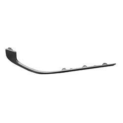 2020-2022 Hyundai Palisade Bumper Moulding Rear Driver Side Silver , HY1146109. Side view of the replacement part.