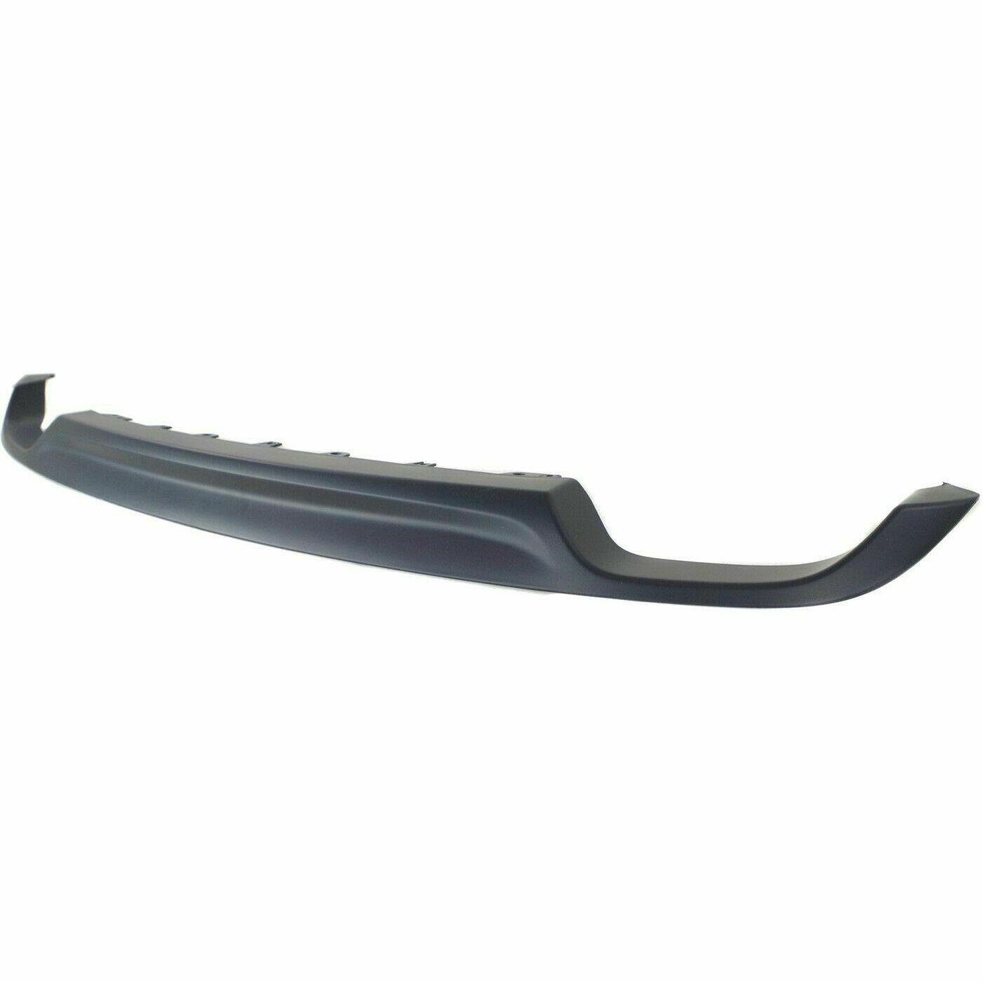 2015-2017 Hyundai Sonata Valance Rear Dual Exhaust 2.4L Textured Black , HY1195104. Installed view for reference.