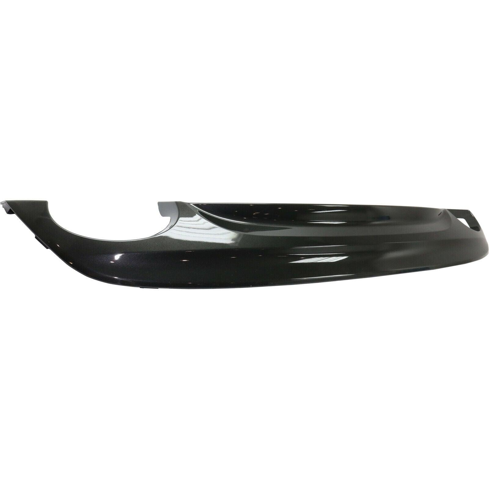 2014 Hyundai Sonata Valance Rear Dark Gray With Chrome Trim , HY1195112. Angle view for visual reference.