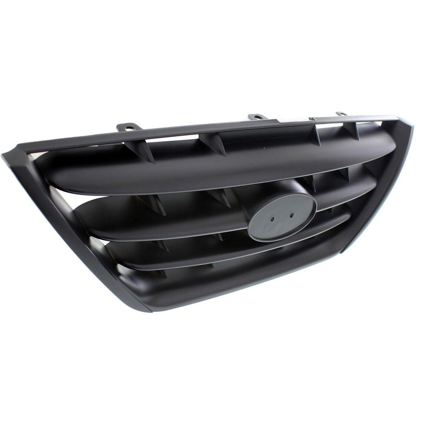 2004-2006 Hyundai Elantra Grille Sdn Black With Fog Lamp Hole Type , HY1200139. High-quality aftermarket part.