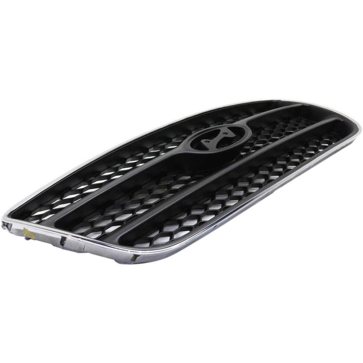 2007-2009 Hyundai Santa Fe Grille Chrome/Black Gls-Gl-Se Model , HY1200146. Direct fit for easy installation.