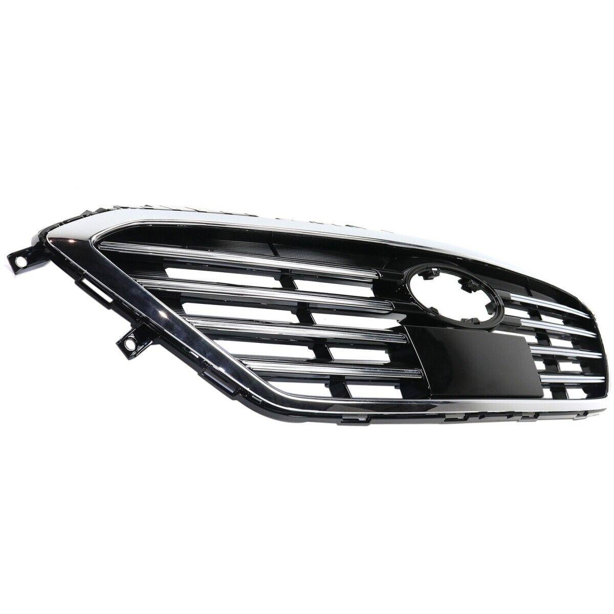 2015-2017 Hyundai Sonata Grille Chrome With Auto Cruise Without Sport Pkg , HY1200175. Durable and impact-resistant.