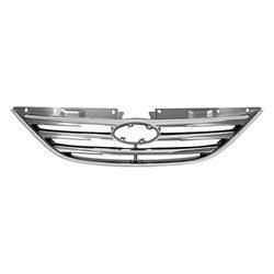 2014 Hyundai Sonata Grille Chrome , HY1200187. Replacement part ready for install.