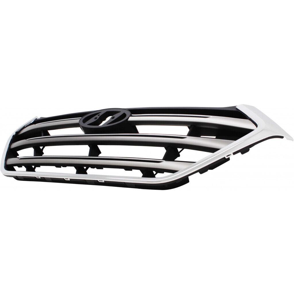 2016 Hyundai Tucson Grille Black/Silver With Chrome Molding , HY1200190. High-strength and long-lasting.