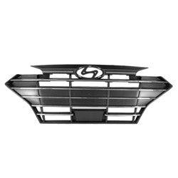 2019-2020 Hyundai Elantra Sedan Grille Black/Chrome Use With Adaptive Cruise , HY1200213. Durable and impact-resistant.