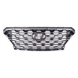 2019-2020 Hyundai Santa Fe Grille Gray/Satin Chrome Without Camera Hole , HY1200220. Perfect fit and finish.