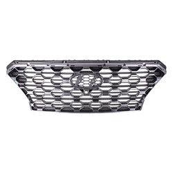 2019-2020 Hyundai Santa Fe Grille Gray/Satin Chrome With Camera , HY1200221. OEM-style replacement.