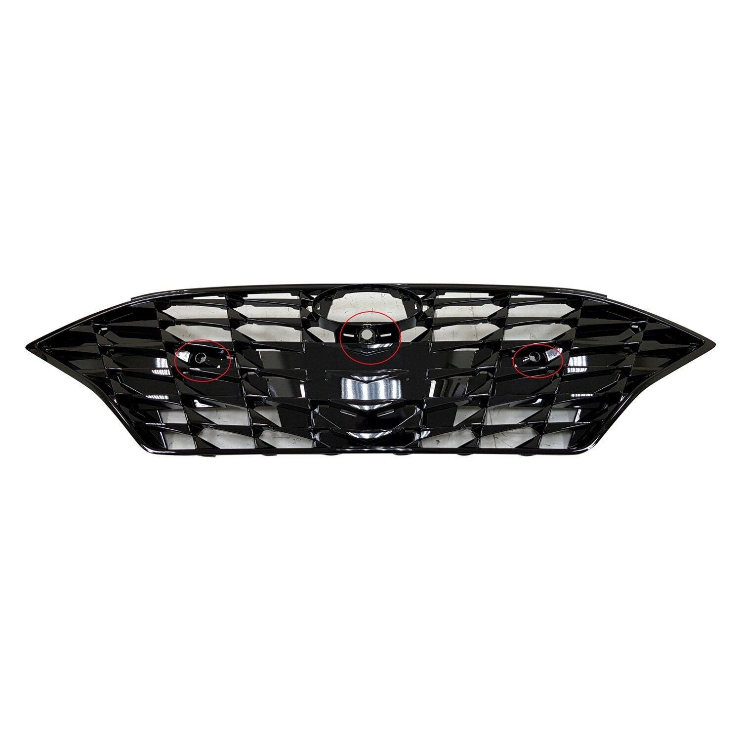 2020-2023 Hyundai Sonata Grille Front Gloss Black , HY1200231. Lightweight yet durable construction.