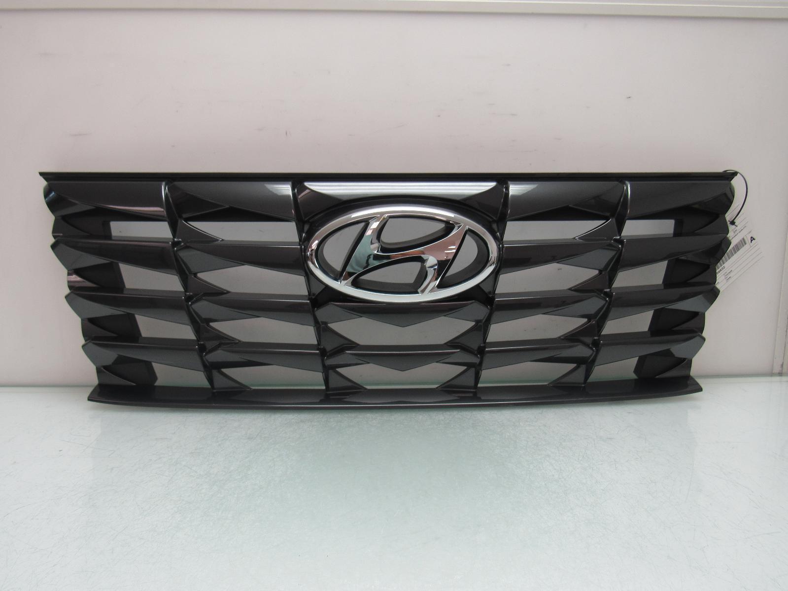 2022-2023 Hyundai Tucson Grille Front Ptd Dark Gray Without Camera Se/ Sel , HY1200248. Precision fitment for collision repair.