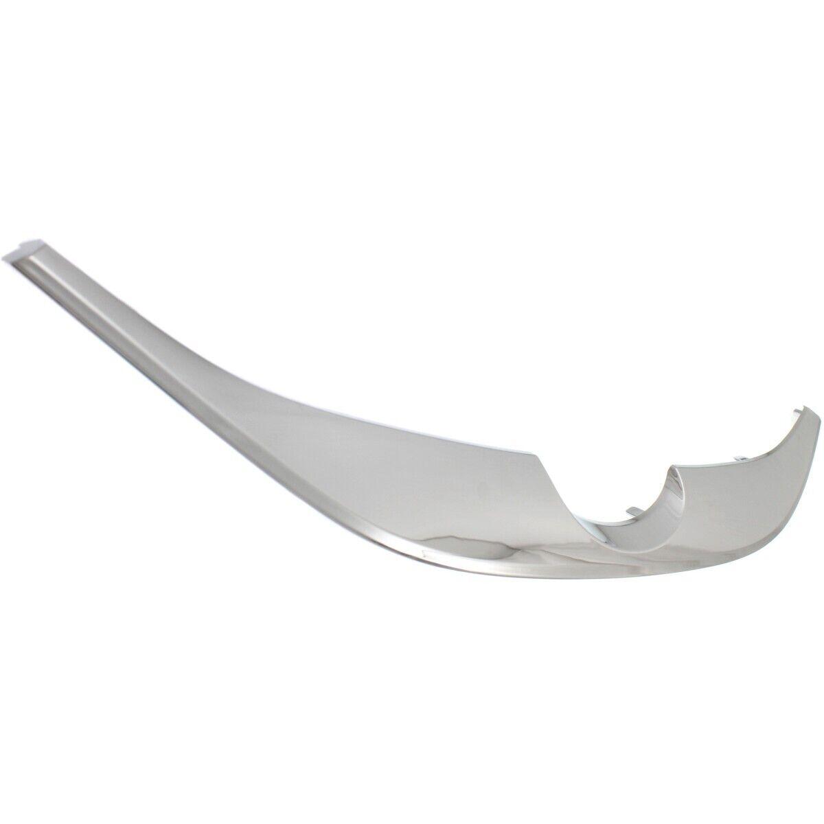 2010-2015 Hyundai Tucson Grille Moulding Chrome Ltd , HY1210104. Side view of the replacement part.
