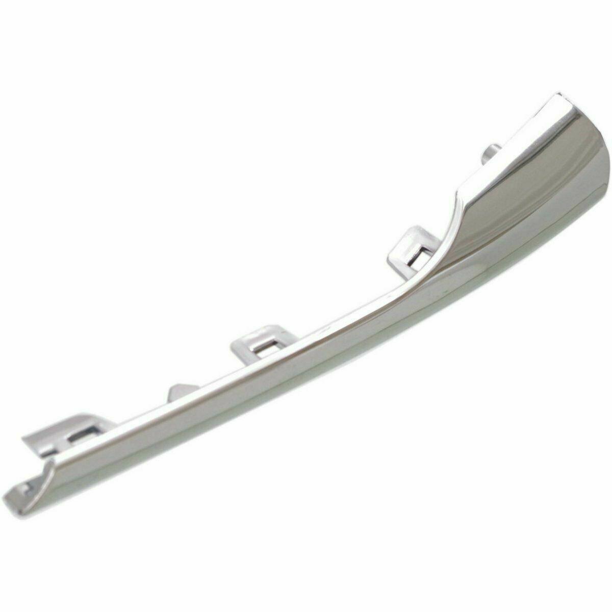 2010 Hyundai Elantra Grille Moulding Center Lower Driver Side Chrome , HY1214100. Installed view for reference.
