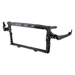 2017-2022 Hyundai Ioniq Hybrid Radiator Support Steel , HY1225216. Side view of the replacement part.