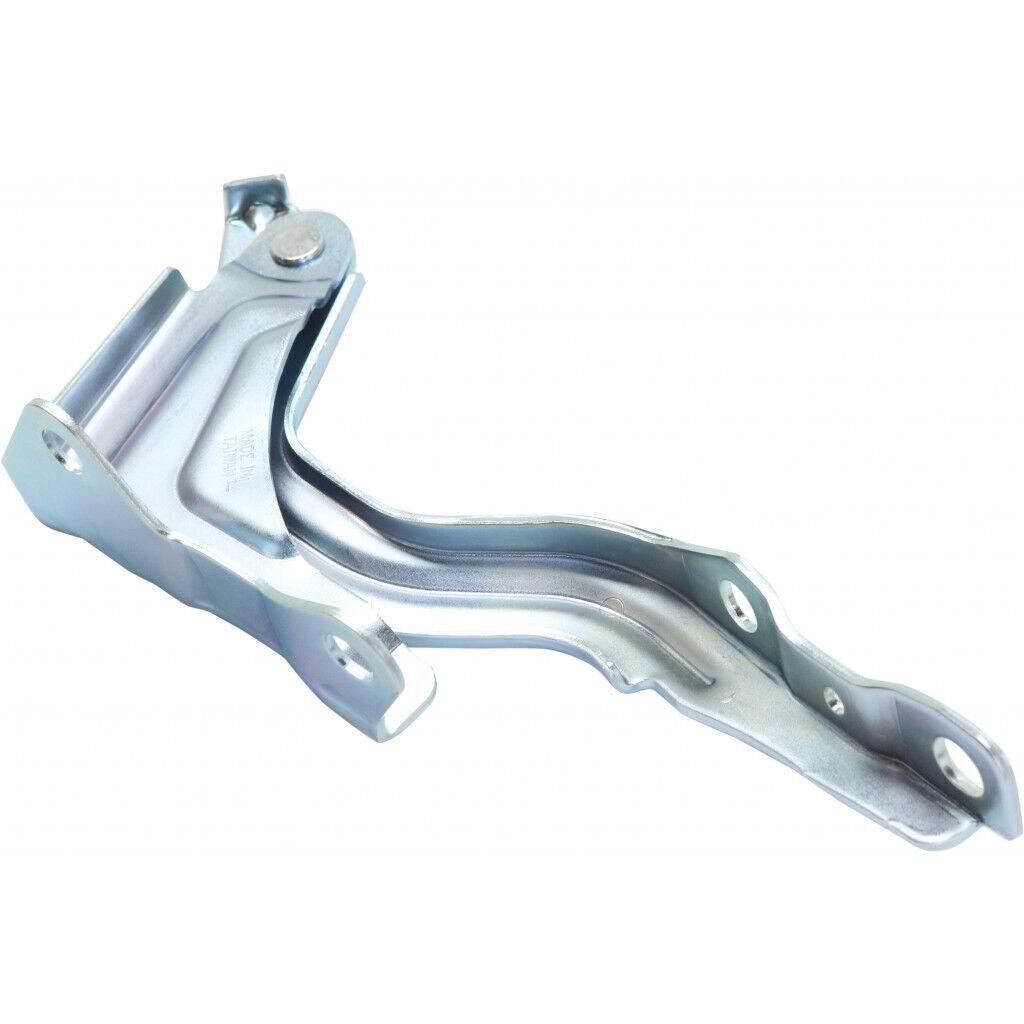 2013-2017 Hyundai Elantra GT Hood Hinge Driver Side Steel Satin Chrome , HY1236142. Durable and impact-resistant.