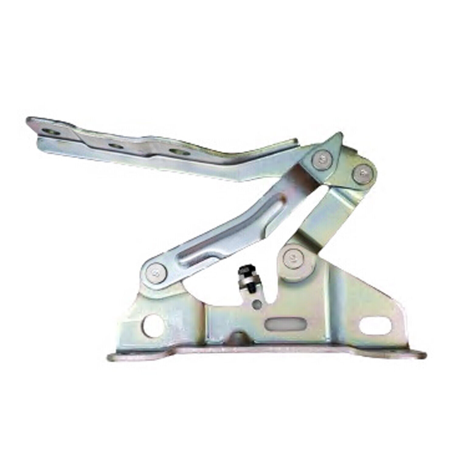 2022-2023 Hyundai Tucson Hood Hinge Passenger Side Steel Chrome , HY1236187. OEM-style replacement.