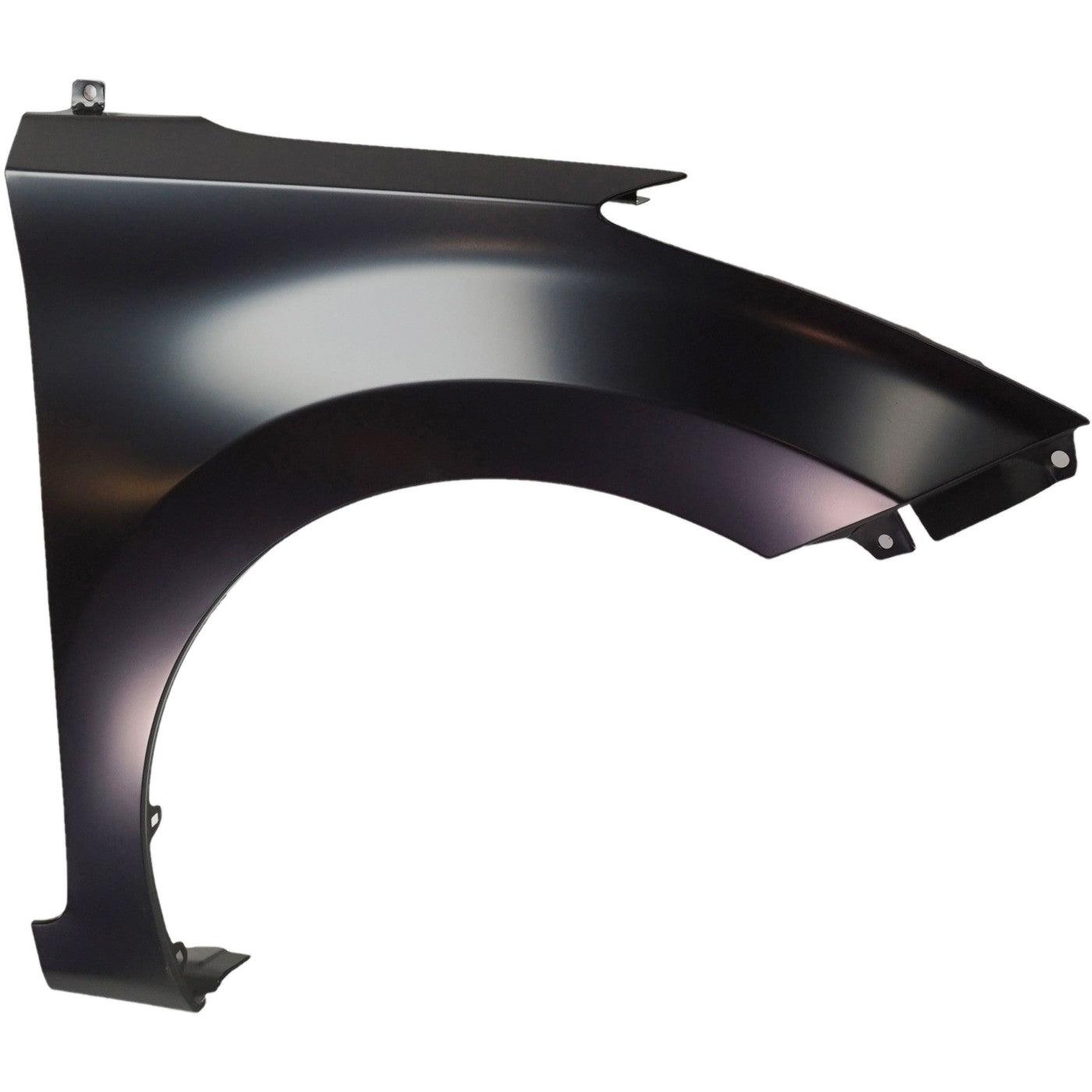 2013-2014 Hyundai Elantra Coupe Front Passenger Side Fender , HY1241152. Angle view for visual reference.